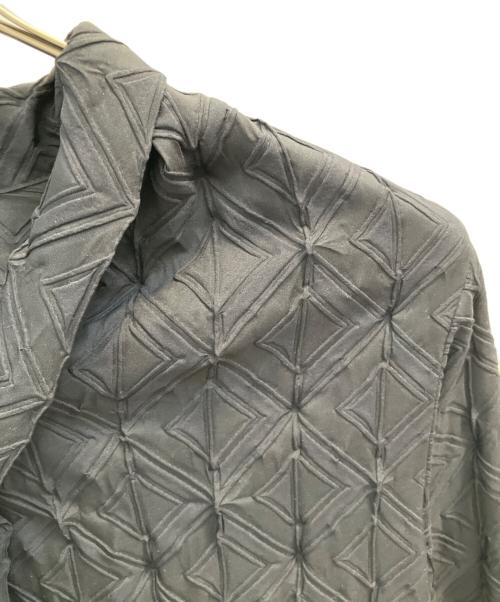 BALLSEY（ボールジィ）BALLSEY (ボールジィ) キカエンボスステッチ ボウタイブラウス ブラック サイズ:36 未使用品の古着・服飾アイテム