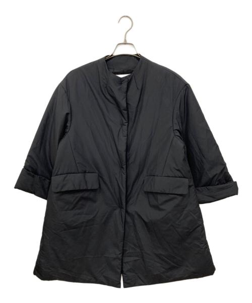 BALLSEY（ボールジィ）BALLSEY (ボールジィ) パデットタフタ Aラインコート ブラック サイズ:36の古着・服飾アイテム