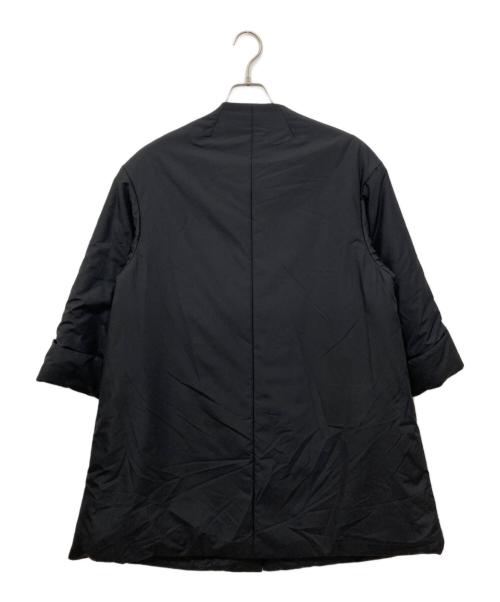 BALLSEY（ボールジィ）BALLSEY (ボールジィ) パデットタフタ Aラインコート ブラック サイズ:36の古着・服飾アイテム