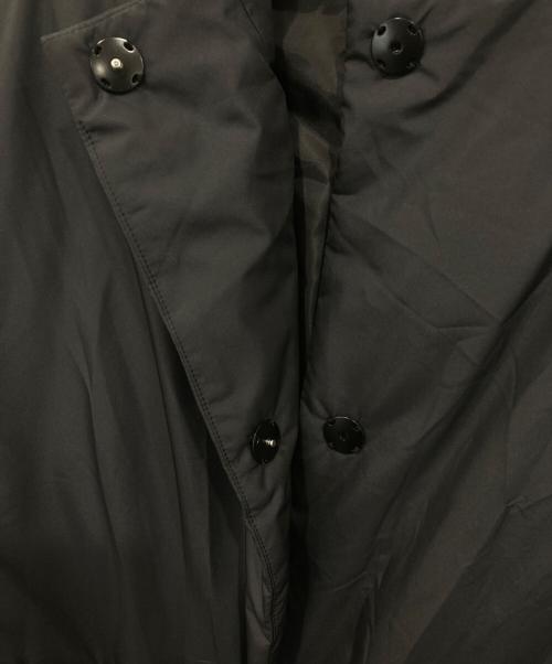 BALLSEY（ボールジィ）BALLSEY (ボールジィ) パデットタフタ Aラインコート ブラック サイズ:36の古着・服飾アイテム