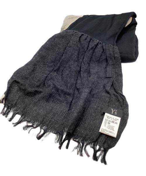 Y's（ワイズ）Y's (ワイズ) 切替ストール マルチカラーの古着・服飾アイテム