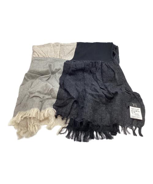 Y's（ワイズ）Y's (ワイズ) 切替ストール マルチカラーの古着・服飾アイテム