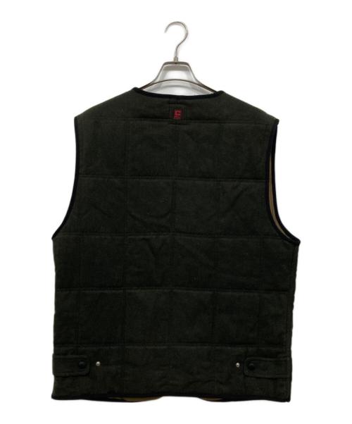 CHAPS RALPH LAUREN（チャップス ラルフローレン）CHAPS RALPH LAUREN (チャップス ラルフローレン) キルティングベスト オリーブ サイズ:Lの古着・服飾アイテム