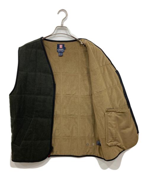 CHAPS RALPH LAUREN（チャップス ラルフローレン）CHAPS RALPH LAUREN (チャップス ラルフローレン) キルティングベスト オリーブ サイズ:Lの古着・服飾アイテム