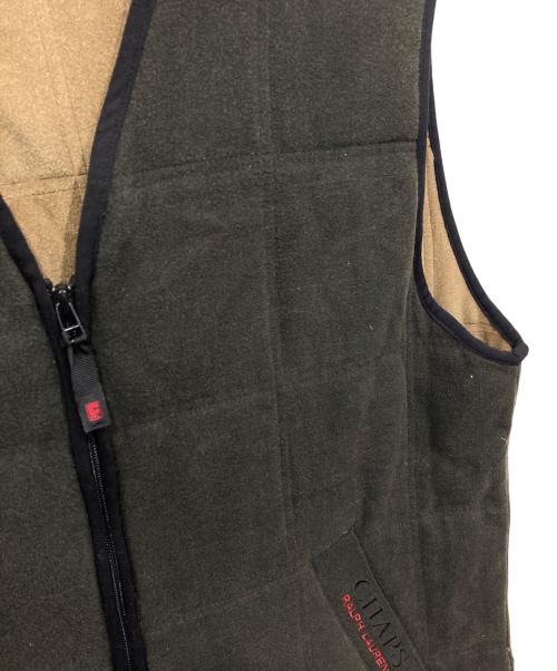 CHAPS RALPH LAUREN（チャップス ラルフローレン）CHAPS RALPH LAUREN (チャップス ラルフローレン) キルティングベスト オリーブ サイズ:Lの古着・服飾アイテム