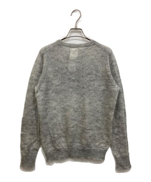 MaxMara（マックスマーラ）MaxMara (マックスマーラ) モヘアクルーネックニット グレー サイズ:Mの古着・服飾アイテム