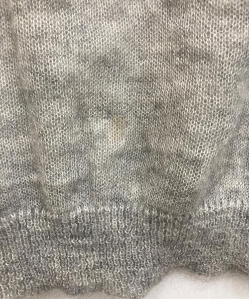MaxMara（マックスマーラ）MaxMara (マックスマーラ) モヘアクルーネックニット グレー サイズ:Mの古着・服飾アイテム