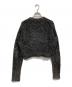 MIESROHE (ミースロエ) sustainable ラメジャギークルーカーディガン ブラック サイズ:Free：8000円