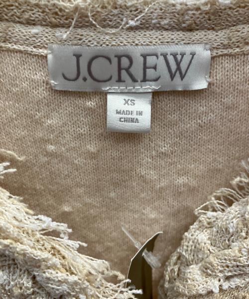 J.CREW（ジェイクルー）J.CREW (ジェイクルー) ノーカラーツイードジャケット ベージュ サイズ:ＸＳ 未使用品の古着・服飾アイテム