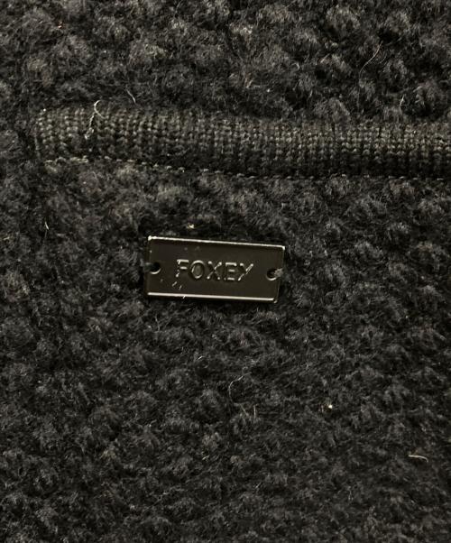 FOXEY（フォクシー）FOXEY (フォクシー) ニットコート ブラック サイズ:38の古着・服飾アイテム