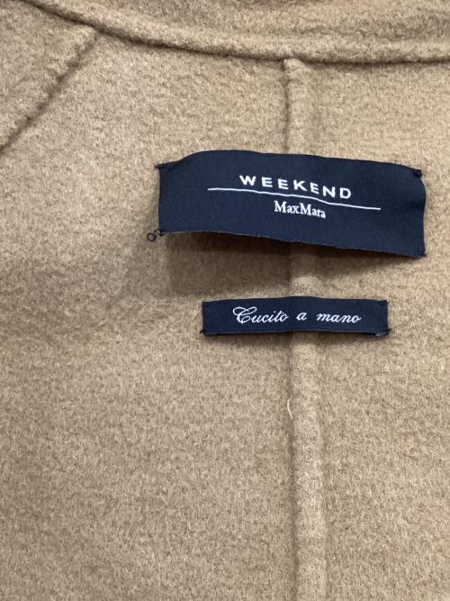 WEEKEND Max Mara（ウィークエンド マックスマーラ）Weekend Max Mara (ウィークエンド マックスマーラ) ヴァージンウールガウンコート キャメル サイズ:36の古着・服飾アイテム