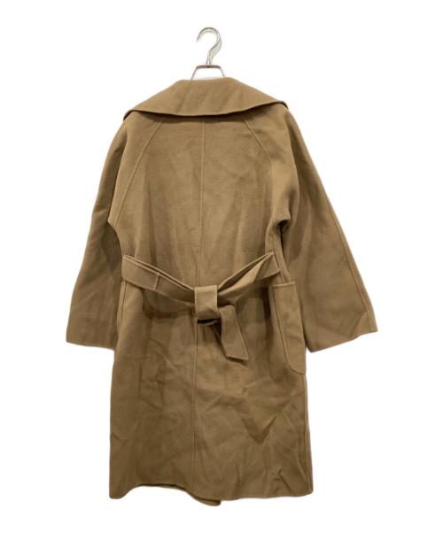 WEEKEND Max Mara（ウィークエンド マックスマーラ）Weekend Max Mara (ウィークエンド マックスマーラ) ヴァージンウールガウンコート キャメル サイズ:36の古着・服飾アイテム