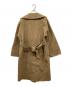 Weekend Max Mara (ウィークエンド マックスマーラ) ヴァージンウールガウンコート キャメル サイズ:36：35000円