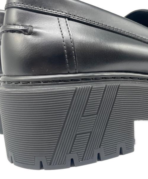 HERMES（エルメス）HERMES (エルメス) モカシン クレマン/Hitch ヒッチ ローファー ブラック サイズ:35の古着・服飾アイテム