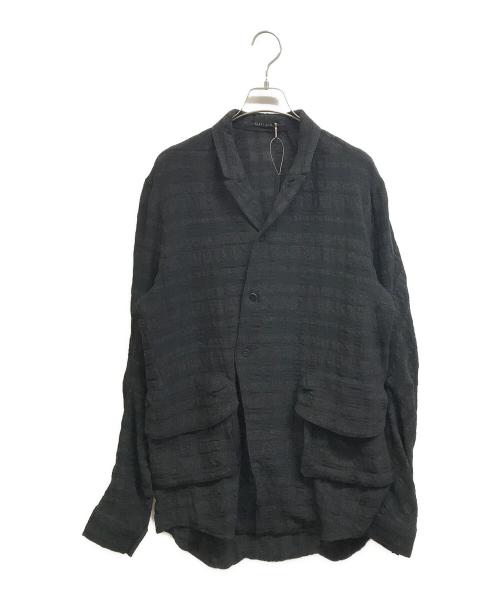 D.HYGEN（ディーハイゲン）D.HYGEN (ディーハイゲン) シャツジャケット ブラック サイズ:3 未使用品の古着・服飾アイテム