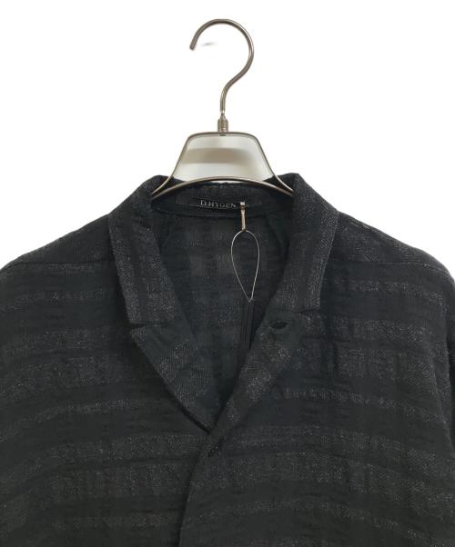 D.HYGEN（ディーハイゲン）D.HYGEN (ディーハイゲン) シャツジャケット ブラック サイズ:3 未使用品の古着・服飾アイテム