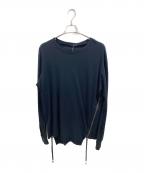 D.HYGENディーハイゲン）の古着「ロングスリーブカットソー」｜ブラック