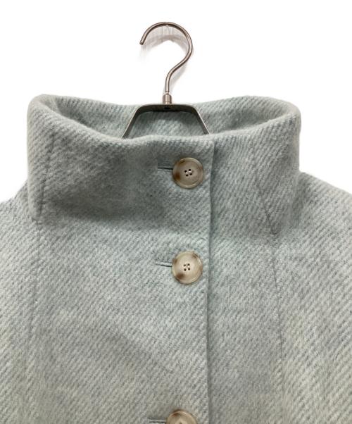 LOUNIE（ルーニー）LOUNIE (ルーニー) スタンドカラードルマンコート ブルー サイズ:38の古着・服飾アイテム