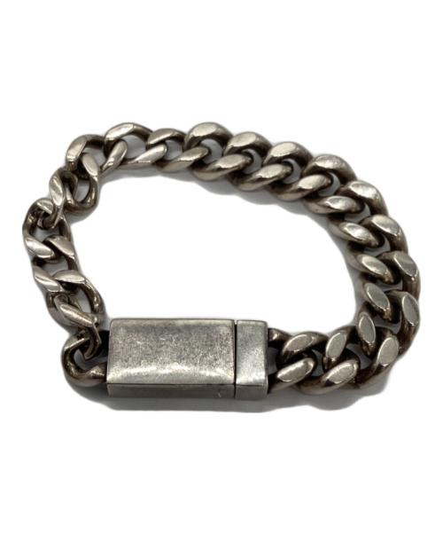 Saint Laurent Paris（サンローランパリ）Saint Laurent Paris (サンローランパリ) カーブチェーン ブレスレット シルバー サイズ:Mの古着・服飾アイテム