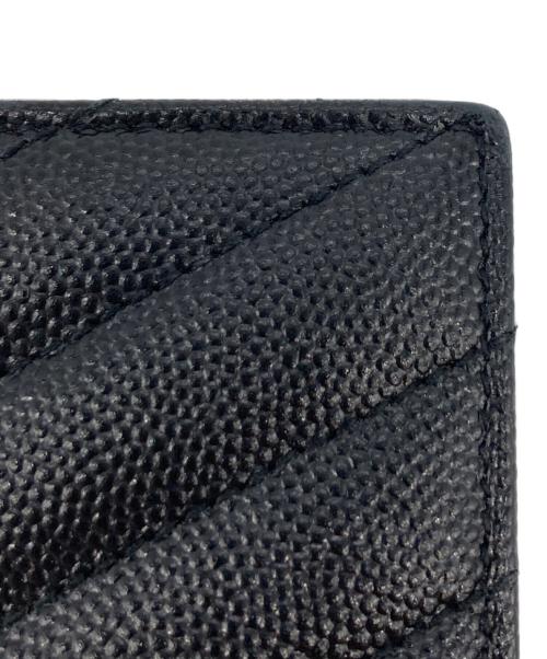Saint Laurent Paris（サンローランパリ）Saint Laurent Paris (サンローランパリ) 2つ折り財布 ブラックの古着・服飾アイテム