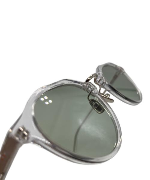 A.D.S.R.（エーディーエスアール）A.D.S.R. (エーディーエスアール) SATCHMO SILVER(サッチモシルバー) サングラス クリア/シルバーの古着・服飾アイテム