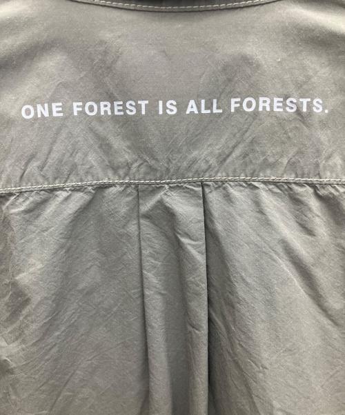 and wander（アンドワンダー）and wander (アンドワンダー) NAOKI ISHIKAWA THE VOID CORDURA shirt グレー サイズ:Lの古着・服飾アイテム