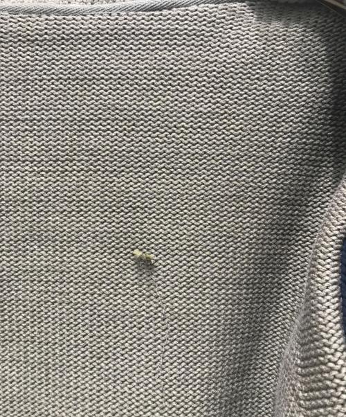 sacai（サカイ）sacai (サカイ) eric haze (エリックヘイズ) Code Embroidery Knit Blouson ブラウン×ネイビー サイズ:2の古着・服飾アイテム