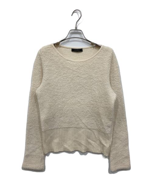 FOXEY（フォクシー）FOXEY (フォクシー) ホイップカシミヤセーター アイボリー サイズ:40の古着・服飾アイテム
