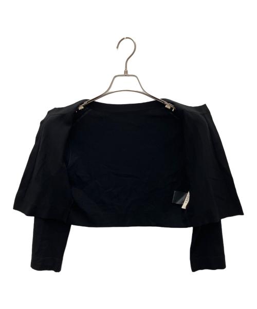 FOXEY（フォクシー）FOXEY (フォクシー) ショート丈カーディガン ブラック サイズ:SIZE 38の古着・服飾アイテム