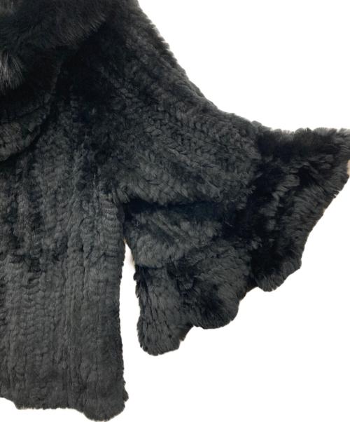 GRACE CONTINENTAL（（グレースコンチネンタル）GRACE CONTINENTAL (（グレースコンチネンタル) ファーコート ブラック サイズ:36の古着・服飾アイテム