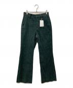 UNITED ARROWSユナイテッドアローズ）の古着「コーデュロイフレア パンツ」｜グリーン