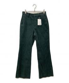 UNITED ARROWS（ユナイテッドアローズ）の古着「コーデュロイフレア パンツ」｜グリーン