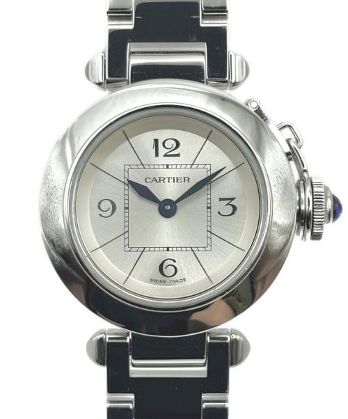 Cartier（カルティエ）Cartier (カルティエ) Miss Pasha Ref.W3140007 ミスパシャ 27mm シルバー文字盤 サイズ:27mmの古着・服飾アイテム