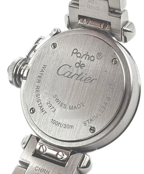 Cartier（カルティエ）Cartier (カルティエ) Miss Pasha Ref.W3140007 ミスパシャ 27mm シルバー文字盤 サイズ:27mmの古着・服飾アイテム