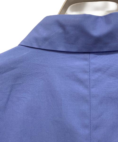 ATON（エイトン）ATON (エイトン) スビンコットンオーバーサイズ ハーフスリーブシャツ ブルー サイズ:04の古着・服飾アイテム