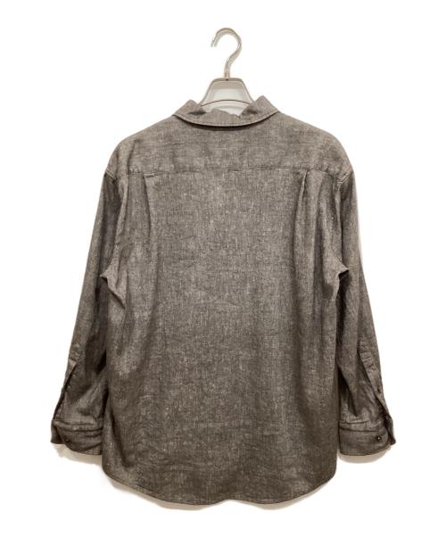 Cale（カル）Cale (カル) リネンウールシャツ グレー サイズ:3の古着・服飾アイテム