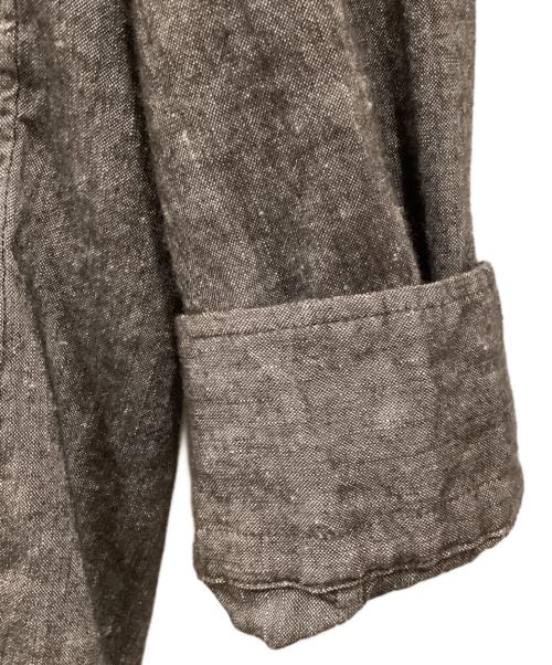 Cale（カル）Cale (カル) リネンウールシャツ グレー サイズ:3の古着・服飾アイテム