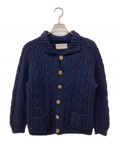 INVERALLAN インバーアラン ニット・セーター M 青 【古着】【中古】【送料無料】 INVERALLAN（インバーアラン） Traditional Aran Sweater