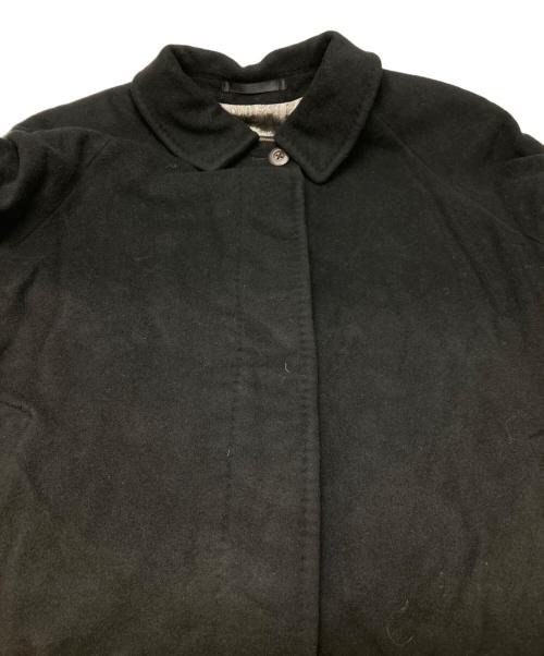 Burberry's（バーバリー）Burberry's (バーバリーズ) カシミヤステンカラーコート ブラック サイズ:7ARの古着・服飾アイテム