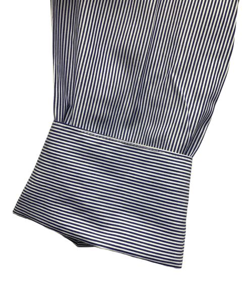 Mila Owen（ミラオーウェン）Mila Owen (ミラオーウェン) シャツレイヤードニットロングワンピ ネイビー サイズ:SIZE0の古着・服飾アイテム