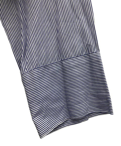 Mila Owen（ミラオーウェン）Mila Owen (ミラオーウェン) シャツレイヤードニットロングワンピ ネイビー サイズ:SIZE0の古着・服飾アイテム