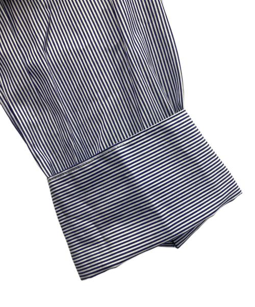 Mila Owen（ミラオーウェン）Mila Owen (ミラオーウェン) シャツレイヤードニットロングワンピ ネイビー サイズ:SIZE0の古着・服飾アイテム