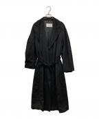 MaxMaraマックスマーラ）の古着「キャメルガウンコート」｜ブラック