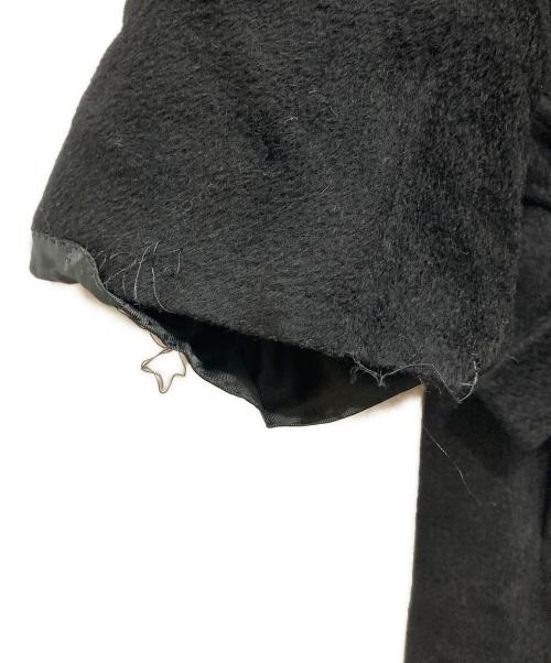 MaxMara（マックスマーラ）MaxMara (マックスマーラ) キャメルガウンコート ブラック サイズ:42の古着・服飾アイテム