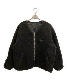 stein（シュタイン）の古着「REVERSE BOA JACKET」｜ブラック