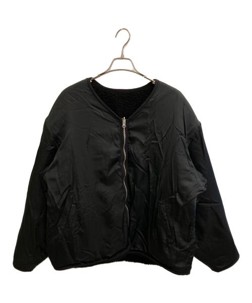 stein（シュタイン）stein (シュタイン) REVERSE BOA JACKET ブラック サイズ:Mの古着・服飾アイテム