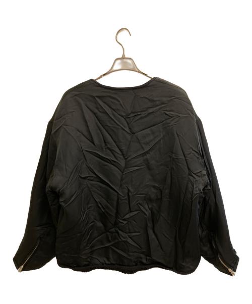 stein（シュタイン）stein (シュタイン) REVERSE BOA JACKET ブラック サイズ:Mの古着・服飾アイテム