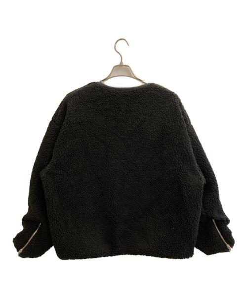 stein（シュタイン）stein (シュタイン) REVERSE BOA JACKET ブラック サイズ:Mの古着・服飾アイテム