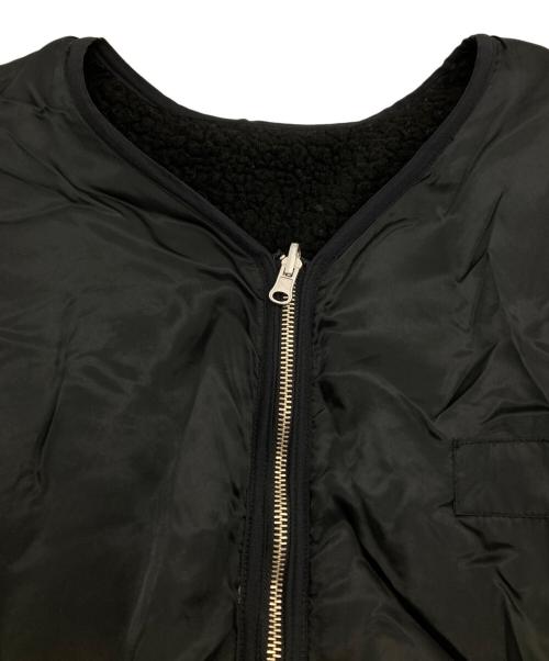 stein（シュタイン）stein (シュタイン) REVERSE BOA JACKET ブラック サイズ:Mの古着・服飾アイテム