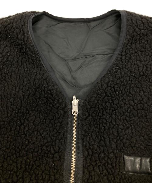 stein（シュタイン）stein (シュタイン) REVERSE BOA JACKET ブラック サイズ:Mの古着・服飾アイテム